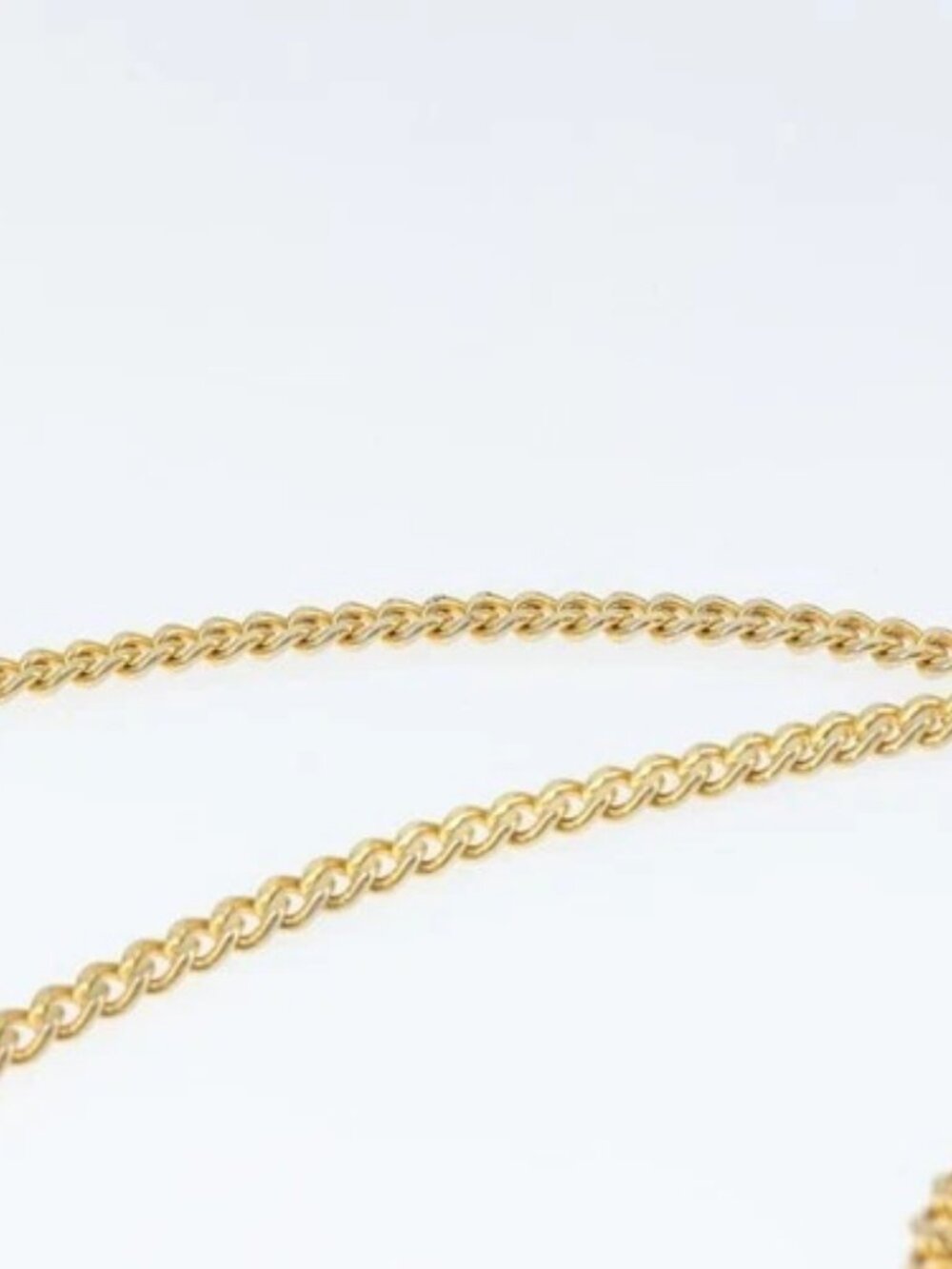 Christian Dior Trotter Canvas Chain Shoulder Bag Navy Auth 149106A - Picture 8 of 16